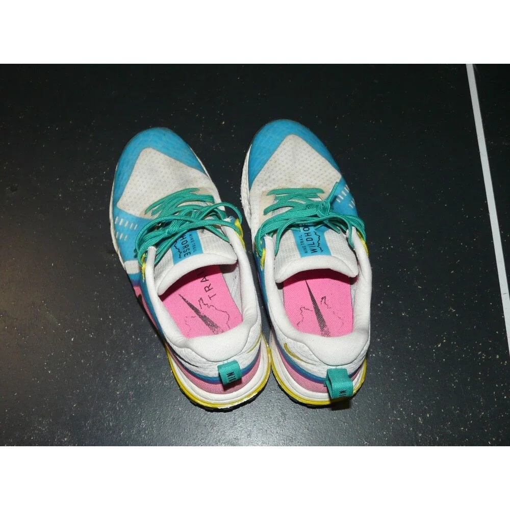 Nike Mens Athletic Shoes - Teal, Pink, Yellow, Black, White